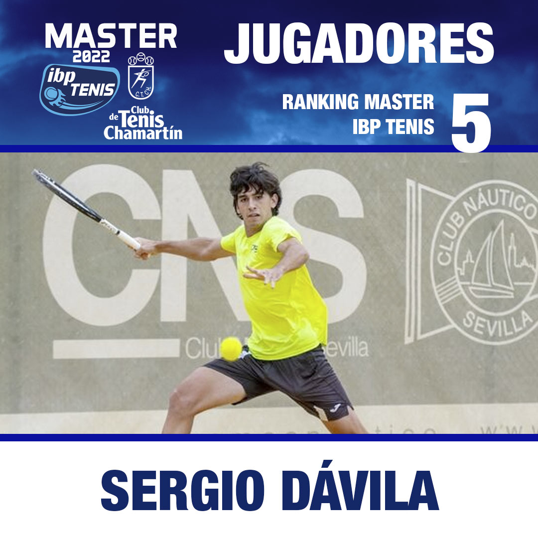 El tenista extremeño Sergio Dávila se ha clasificado para el Máster Nacional IBP Tenis que se celebrará del 17 al 20 de Noviembre en el Club de Tenis  Chamartín. Entra como 5º clasificado con 4.875 puntos. ¡Mucha suerte! @DXTextremadura      <a href="/IBPTenis/">IBP Tenis</a>      <a href="/CabezarrubiaCC/">Real Club Tenis Cabezarrubia</a>