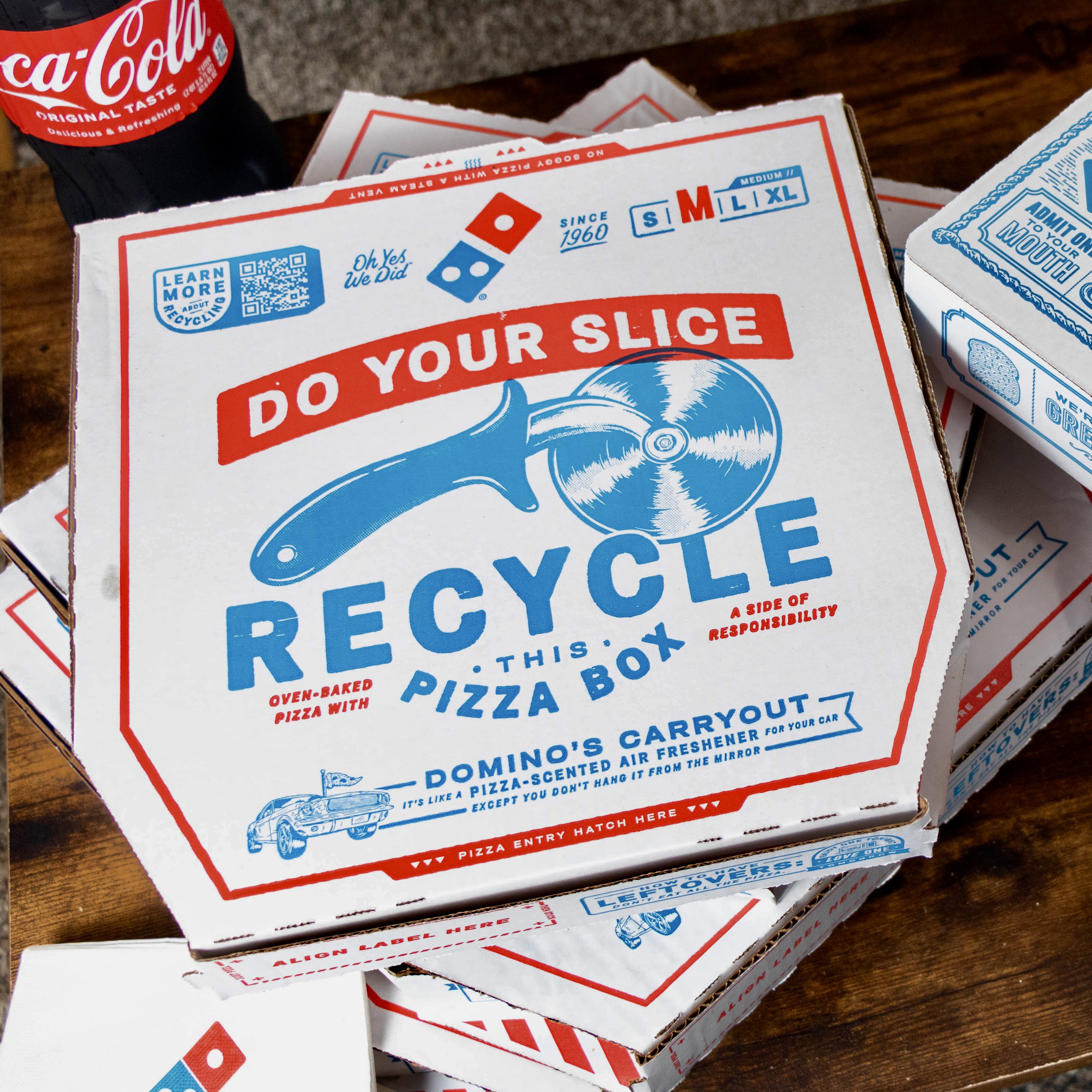 Domino's Pizza on X: Don't be a dumb-ster. Recycle that pizza box.  #AmericaRecyclesDay  / X
