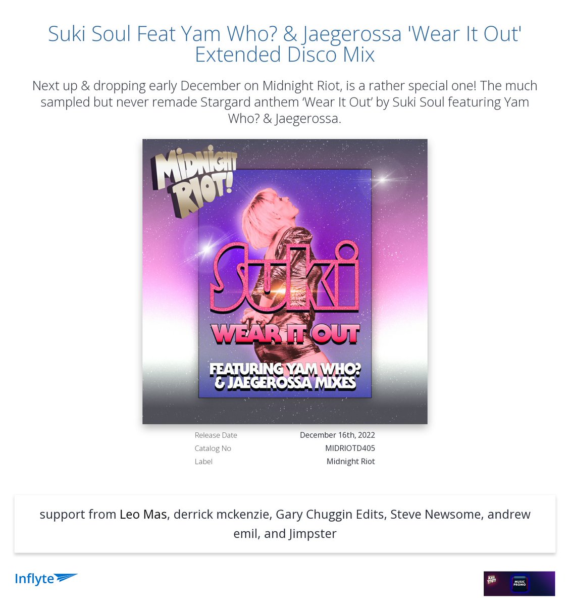 Cheers @shabobchik for the review "YES YES YES SUKI Great track
Nothing but FULL support on this!