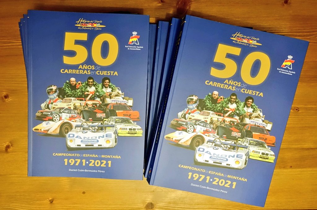 ¡Recién llegados 9 ejemplares del libro ' 50 años de carreras en cuesta' #50CEM