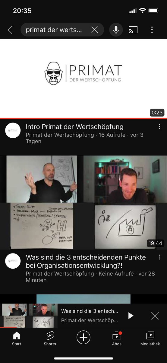 FabianSchnke's tweet photo. Die Primaten gehen ins next Level - Content jetzt auch als Video auf YouTube ! https://t.co/QUKkP1iurr
