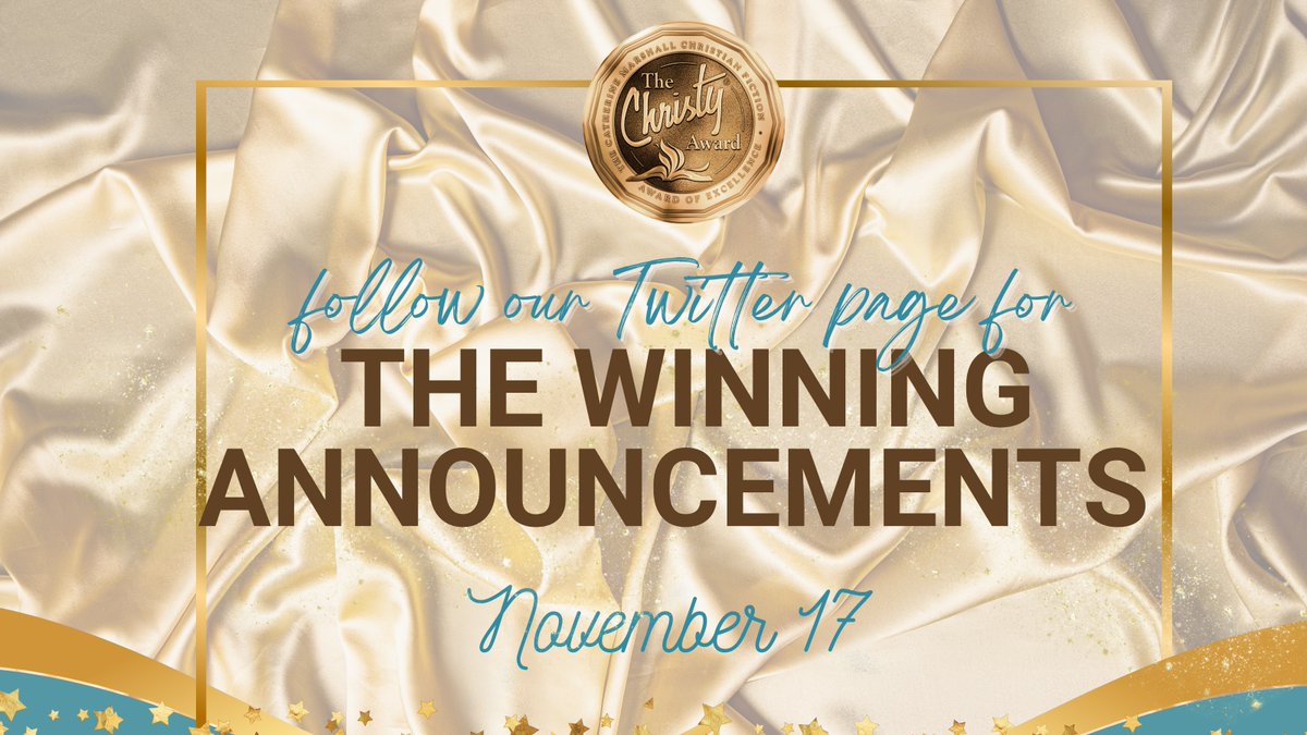 The Christy Award Celebration Gala will take place in Nashville this Thursday evening the 17th! ✨✨✨ Follow us here for the winning announcements as they come in November 17. #TheChristyAward #BookEvents #BookEvent