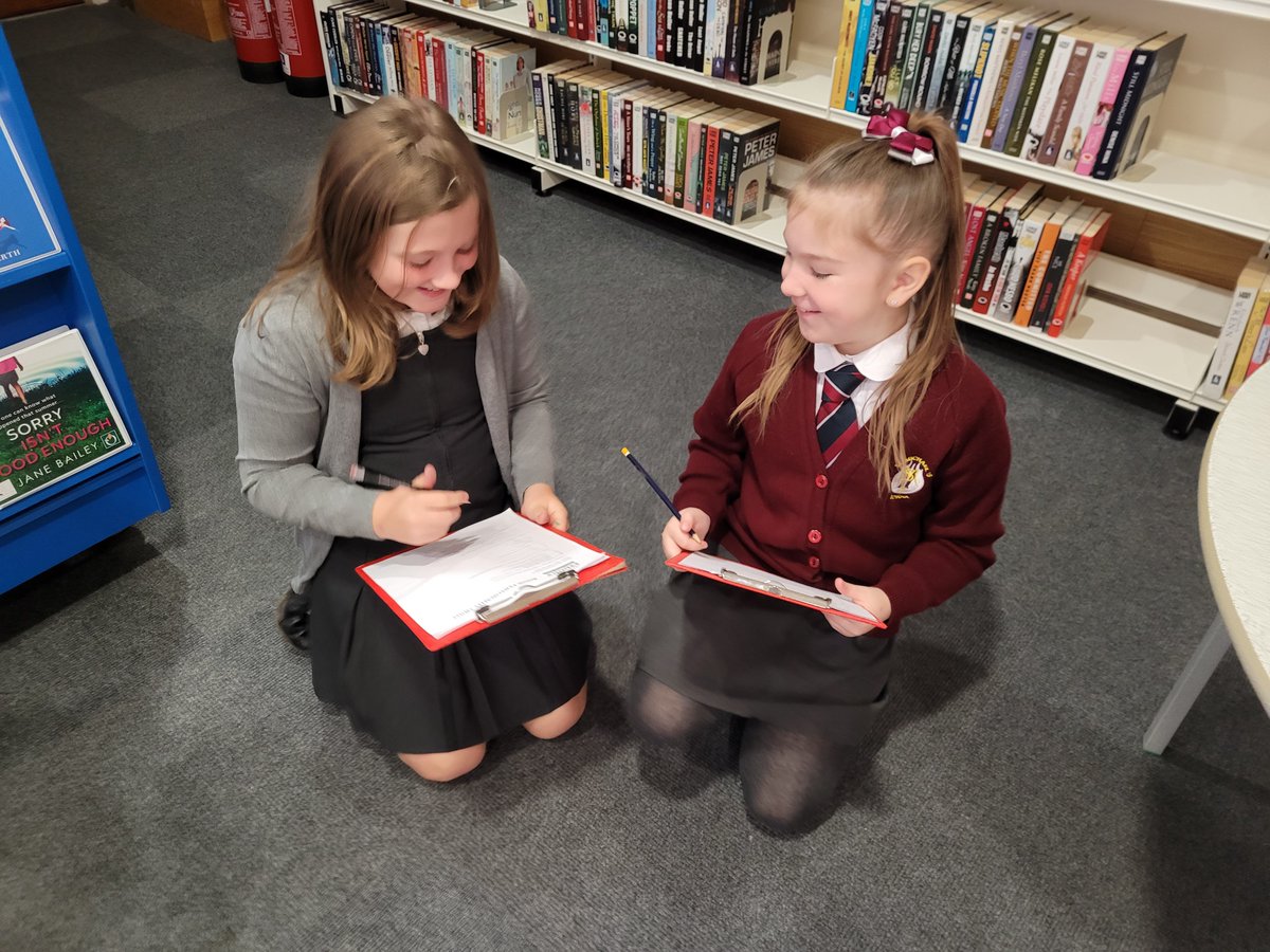 StMichaelsRCY's tweet photo. Last weeks visit to the Port Glasgow Library with P6/5! We had a great time and enjoyed finding out our 'reading personalities' 😊 Thank you for having us! @InverclydeLibs @P6_5StMichaels @SMPG1964 https://t.co/66Nasz1KKp