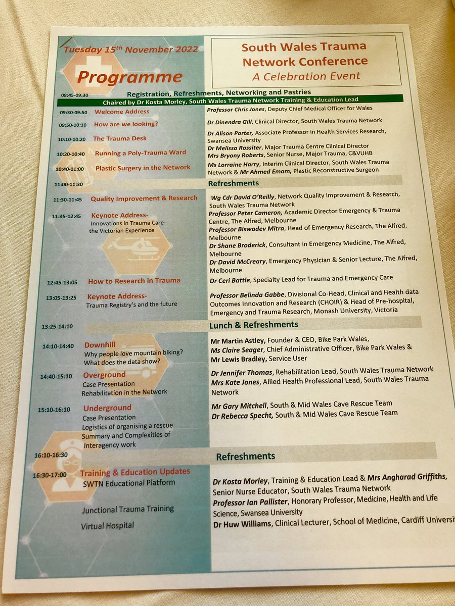 RachelBanksPT's tweet photo. Brilliant day highlighting some of the amazing things that @SWTraumaNetwork have been doing! Very thought provoking presentations. @CV_UHB @cavmtc #rehabilitation #trauma https://t.co/rNoPYtWBTX