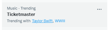 MaiaLabrie's tweet photo. Wondering if there's a correlation here... #Ticketmaster #TaylorSwiftTheErasTour https://t.co/3dUJook4lg