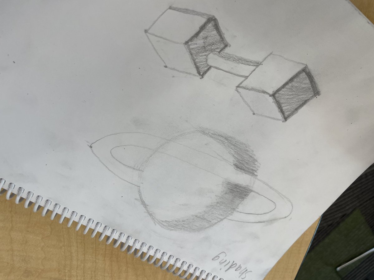 MrVeronese's tweet photo. It was great to learn all together this afternoon. The grade 4s explored the 3D drawing concepts of foreshortening and shading. What amazing artists we have here @KiddleCBE ! https://t.co/IsdoJWYFb5