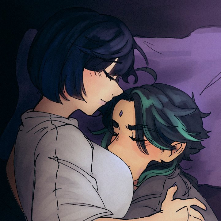 dragcnmickie's tweet photo. i colored this rly lazily but here. soft xiaolan for you https://t.co/Gp3MuQQp4g