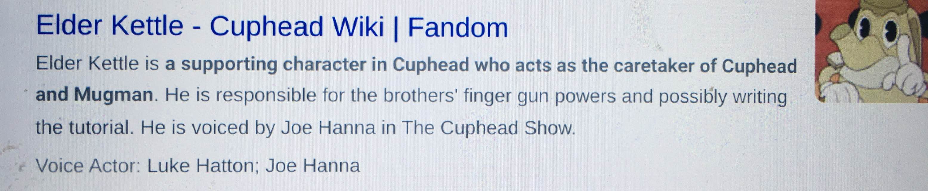 Cuphead, Cuphead Wiki