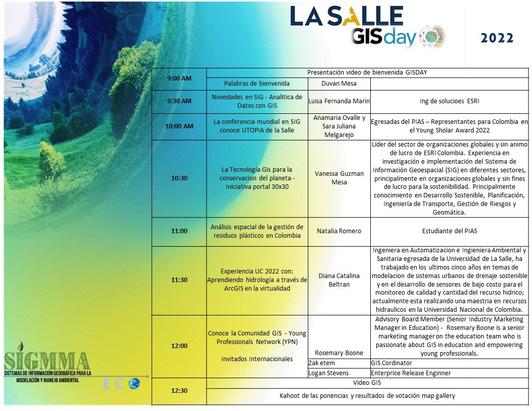 41_CLIAS's tweet photo. También te invitamos a participar en el MAP GALLERY donde podrás cargar tu proyecto cartográfico de SIG para que la comunidad lasallista lo conozca y pueda votar por el mejor proyecto. Participa y gana premios: https://t.co/upTBDJMhXX… ) 

¡Te esperamos! https://t.co/qAutrDpHZT