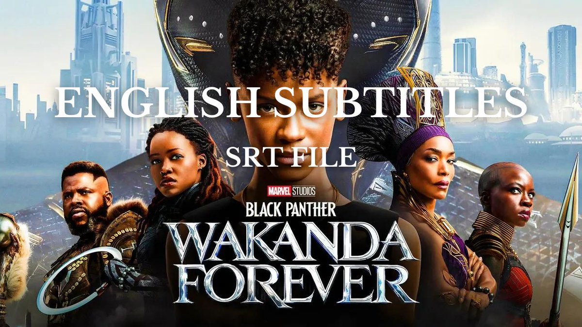 urSubtitleCom's tweet photo. Black Panther: Wakanda Forever - English subtitles 🔠
👉🏻 https://t.co/u7S7pMGJhl

#movie #film #BlackPantherWakandaForever #Marvel https://t.co/bQ9AUnuOTQ