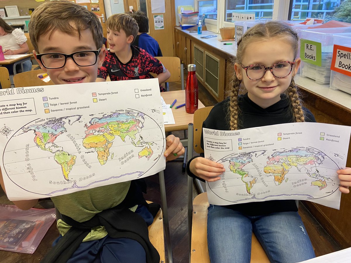 KateFinnigan22's tweet photo. Researching the location of biomes in geography! 🌍@SummerhillL31 https://t.co/XiqqkYRhpg
