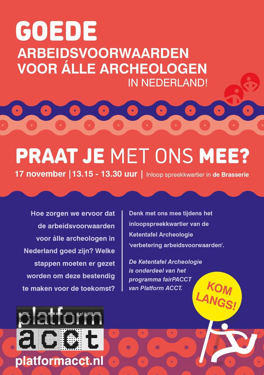 JesperdeRaad's tweet photo. Kom zaterdag bij de #Reuvensdagen naar ons inloopmoment en praat mee over het verbeteren van arbeidsvoorwaarden in de archeologie.

#breda #reuvensdagen2022 @PlatformAcct https://t.co/Nl1Sqf4Jm2
