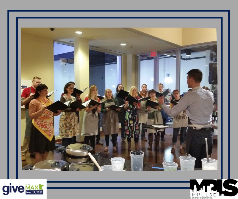 MPLSimPulse's tweet photo. For Give to the Max Day 2022, we are sharing our favorite memories from our past nine seasons! (Inspired by ComMUSICation.)

5. 
Dinner, anyone? "Cooking with the Choir" at Kitchen Window paired great food with great music!

#mplsimpulse
#GivetotheMax https://t.co/JYkQYATPFK
