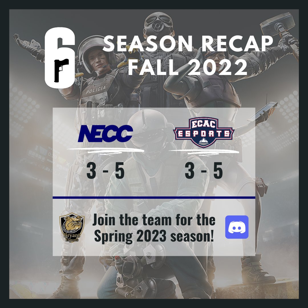 📊Wrapping up another Fall season! Unfortunately, our R6 Siege team missed out on playoffs in both divisions. If you'd like to be part of next season's R6 team, DM us or follow the link in our bio to join the club Discord!