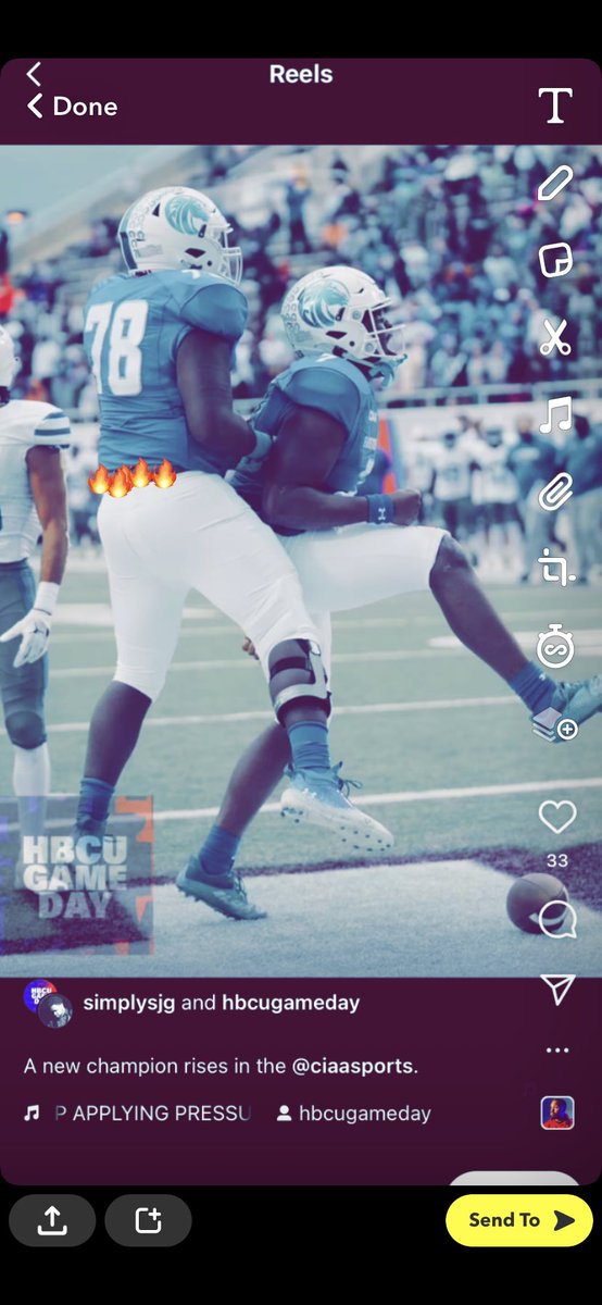 DhmariB's tweet photo. Happy with the decision I made two years ago to attend my hbcu and we made history this year 💍💯 on to the playoffs this week to make more history 💯‼️ #2022ciaachampions https://t.co/VOxkXmHka0