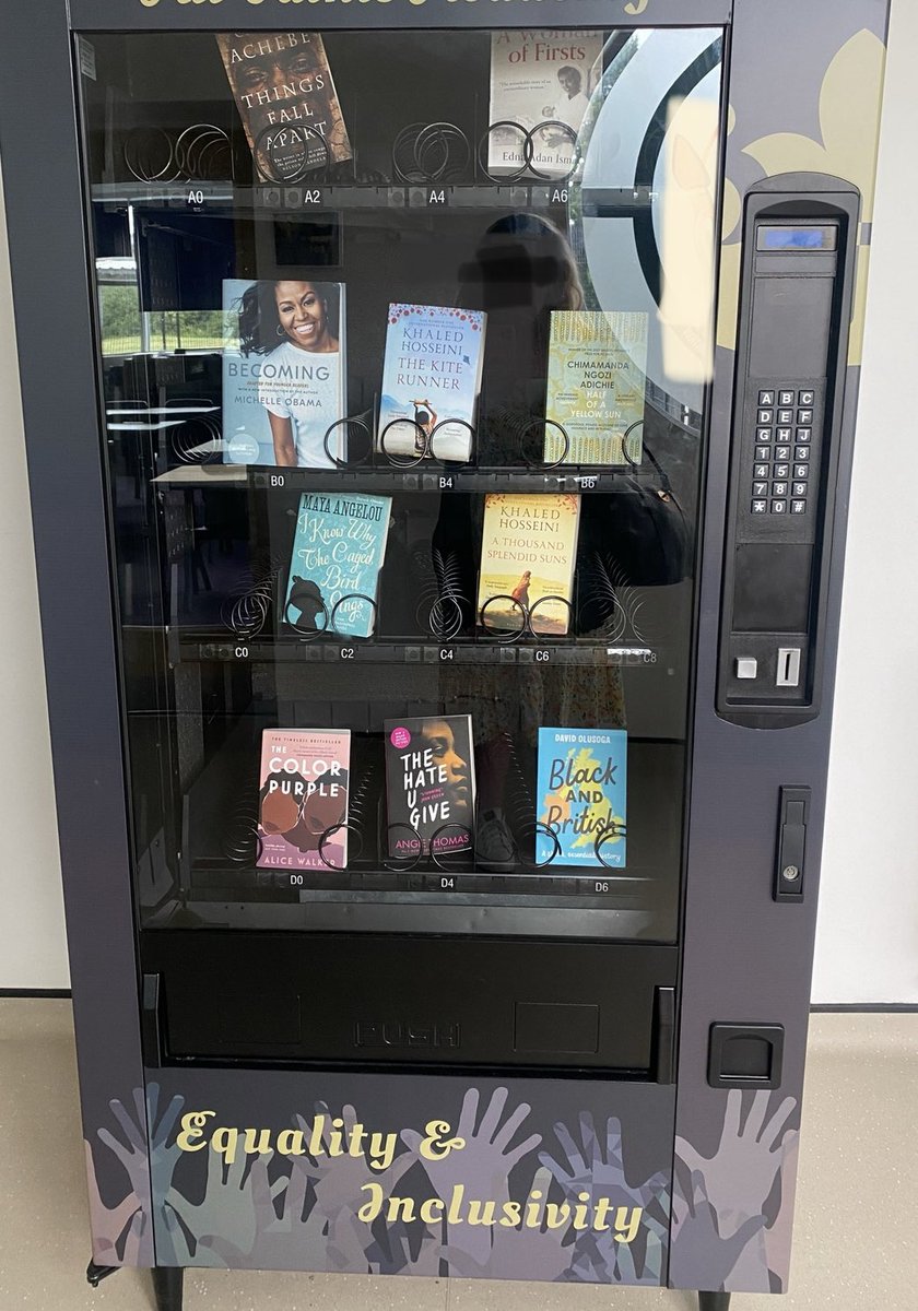 We have a book vending machine encouraging students to read 10 books from their journey to receive a gifted book 🥰. We are looking to make them really special and wondered if there’s any authors that offer signed copies that we might be able to source. Can anyone help? #author