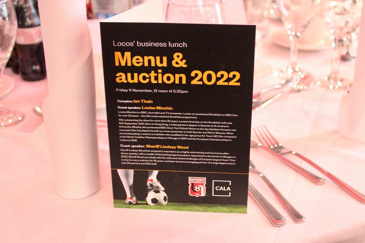 InverurieLocos's tweet photo. On Friday we hosted our 12th annual Business Lunch at The Marcliffe Hotel &amp; Spa.  With over 400 in attendance, it was an excellent afternoon hosted by compère Ian Thain with guest speakers Louise Minchin &amp; Sherriff Lindsay Wood. 

📸 Full Album: https://t.co/FkjHCFWNXq

🚂 🔴⚽️⚫️ https://t.co/egGIdvtpPM