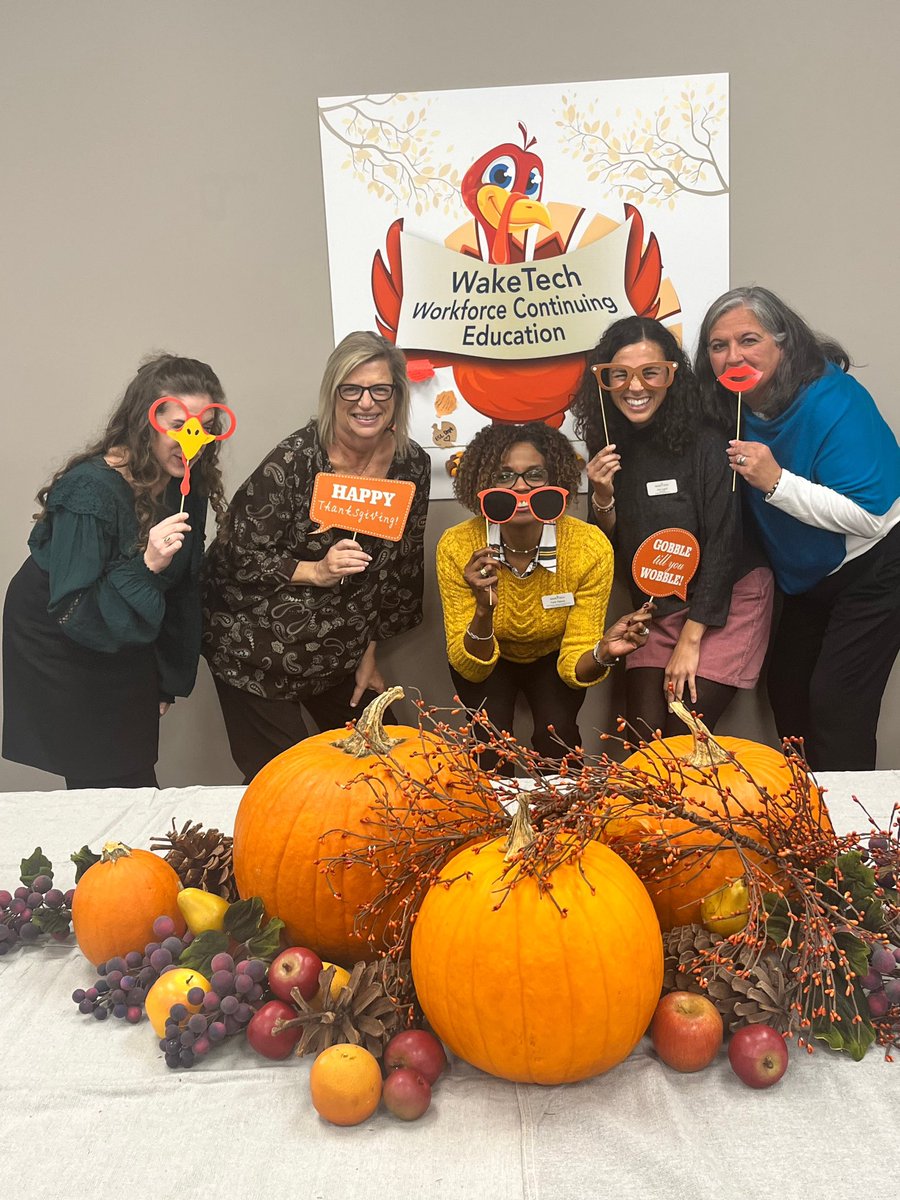 WakeTechWCE's tweet photo. Our fabulous WCE team is having a blast at our in-person professional development sessions today! #WakeTech @waketechcc https://t.co/kM0InlDw5o