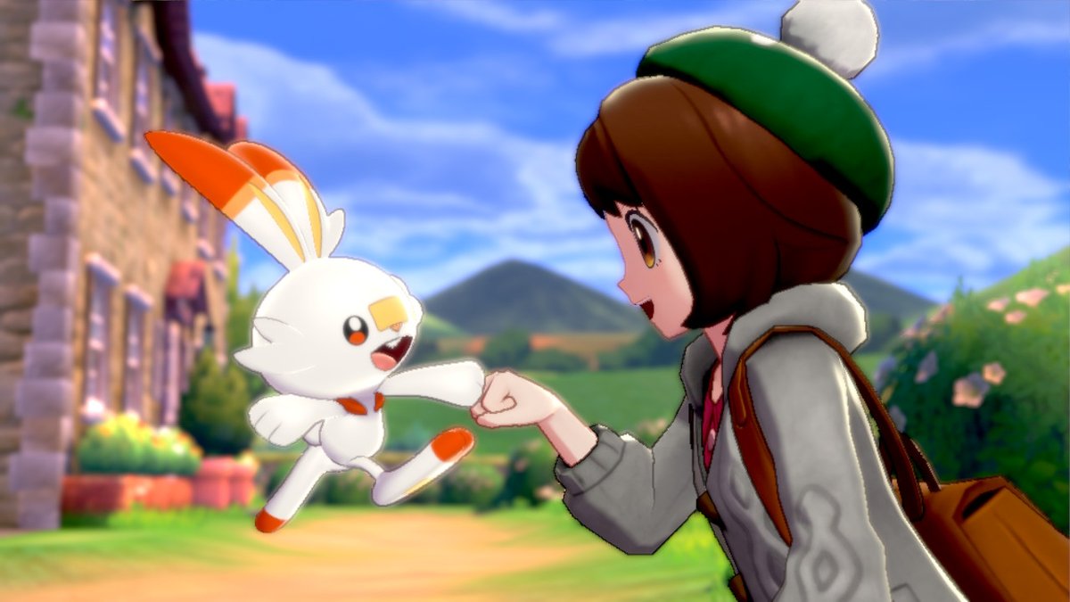 Scorbunny.... I CHOOSE YOU!!!

 #PokemonSwordShield