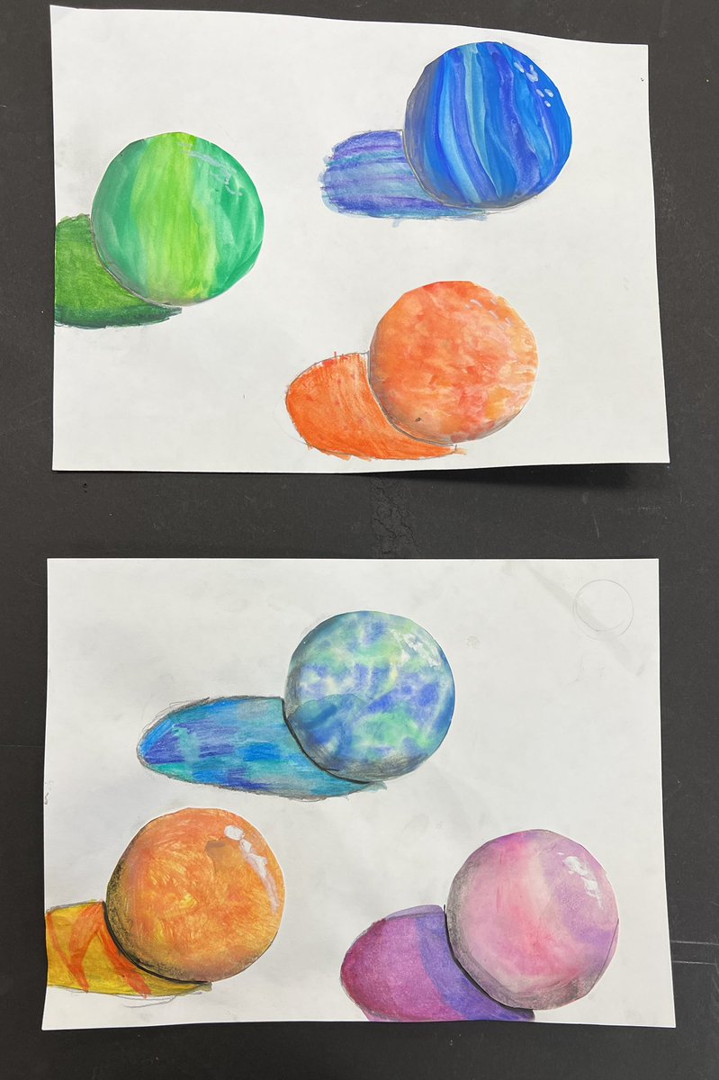 MrsSims7's tweet image. 5th Grade Artists are finishing up their Watercolor Marbles! This was a great lesson incorporating watercolor skills and shading! Great job 5th grade! @RiverRidgeElem