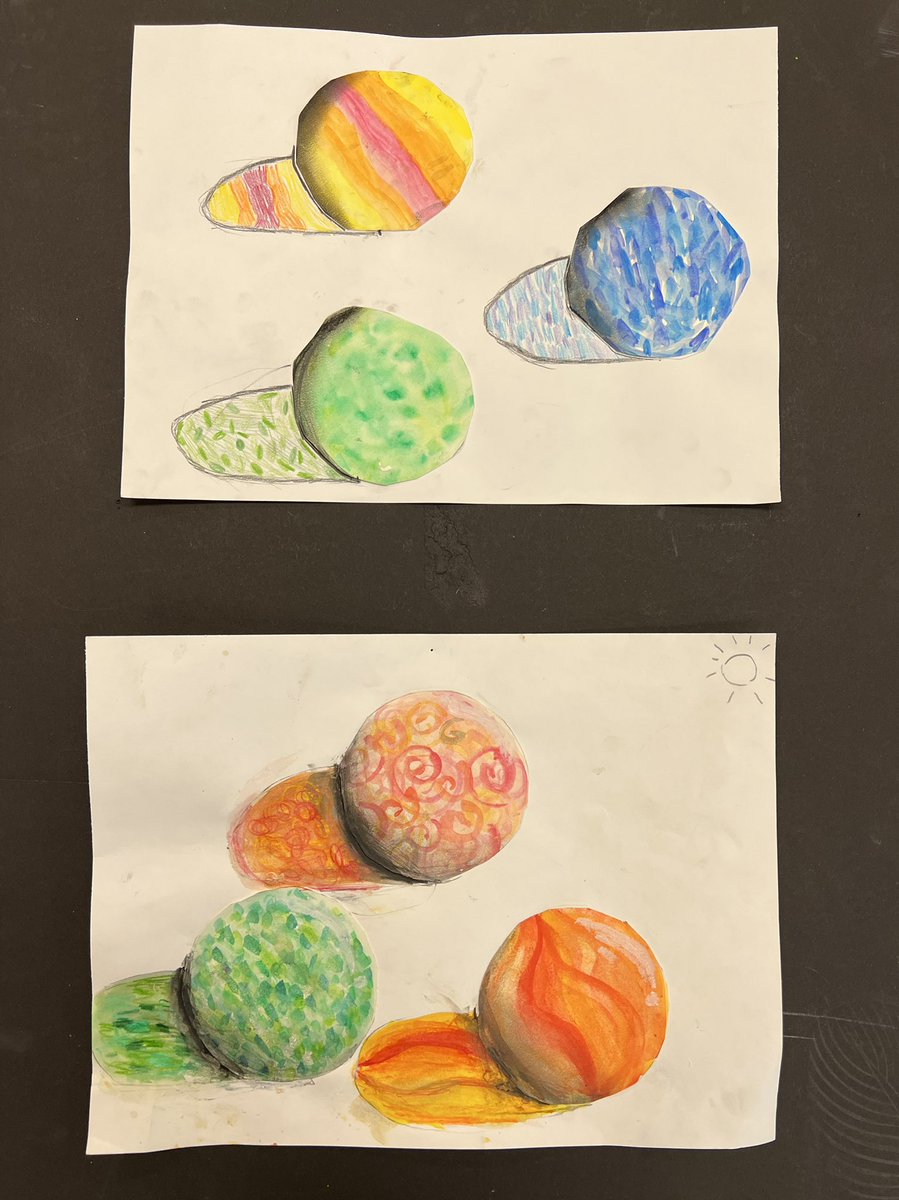 MrsSims7's tweet image. 5th Grade Artists are finishing up their Watercolor Marbles! This was a great lesson incorporating watercolor skills and shading! Great job 5th grade! @RiverRidgeElem