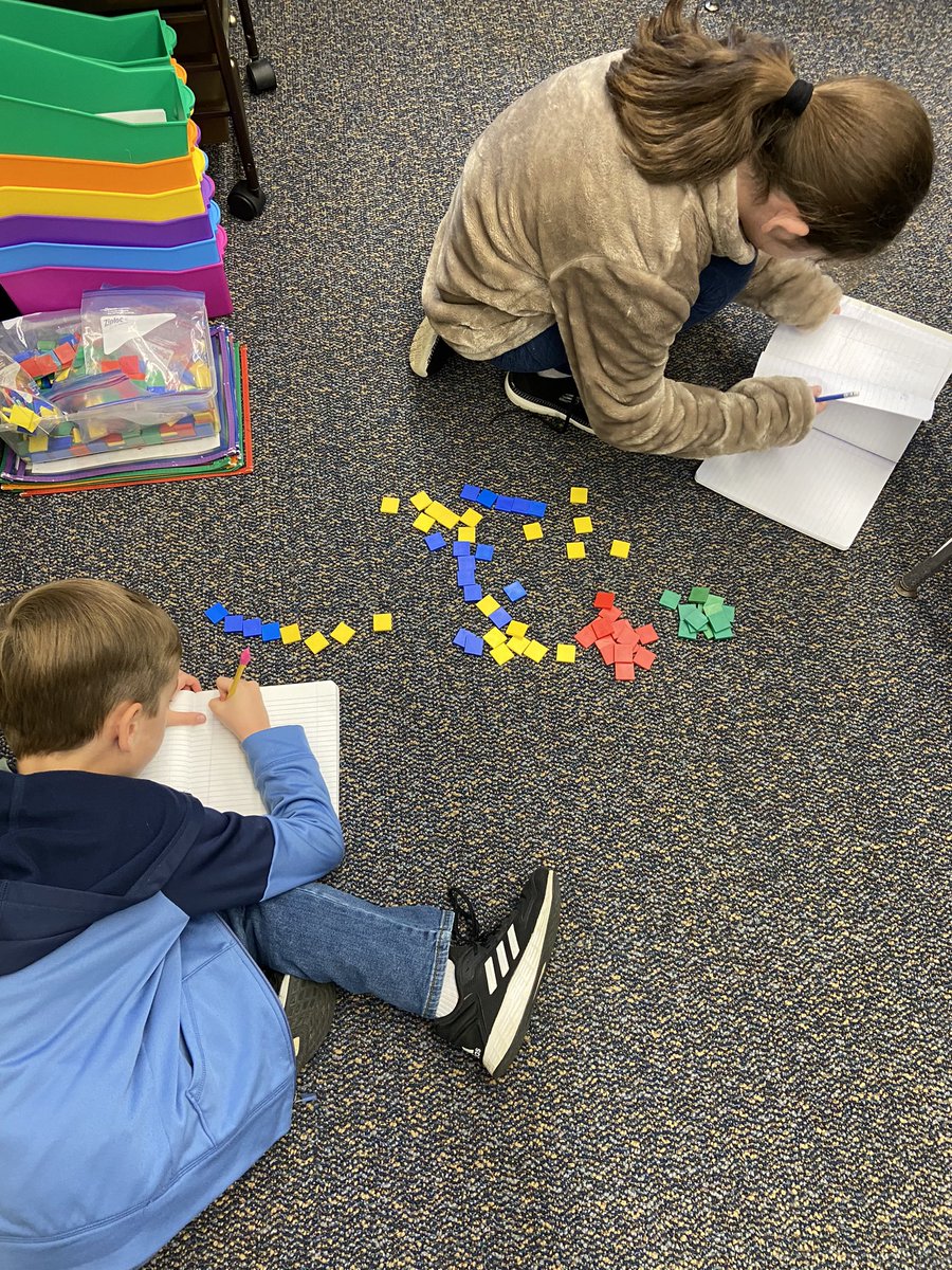 CRASRoom3's tweet photo. Math partners and cube trains!! #room3rocks #lovetoseeit #math #3rdgrade @CRAMrMillaway @Amy_Cerulo https://t.co/ddlCAP0Du6