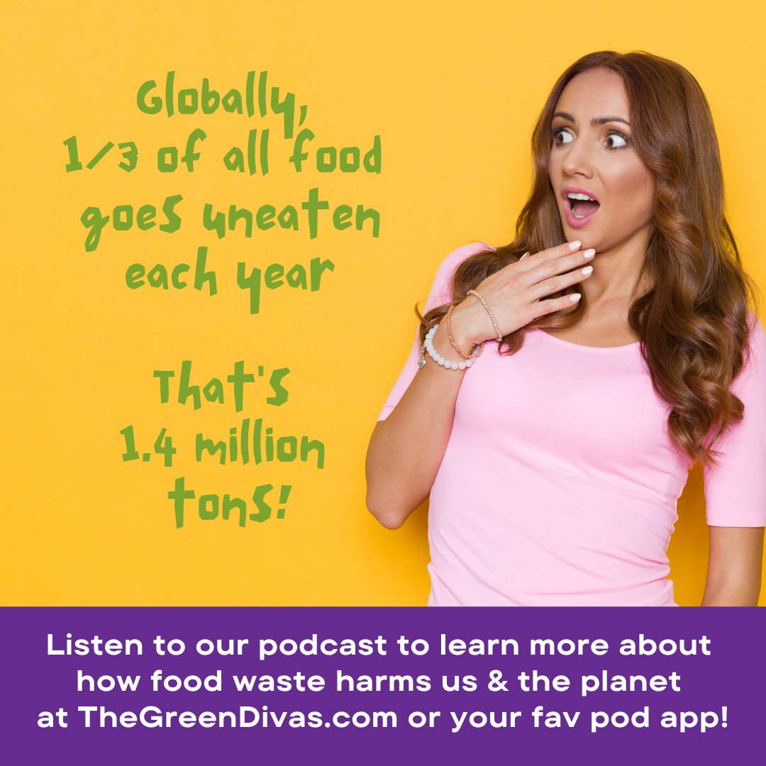 With Thanksgiving around the corner🦃 it's time to think about how to reduce #foodwaste. Here's a clip from our recent episode about it... LISTEN to the full show on your fav podcast app or TheGreenDivas dot com

#PodcastAndChill #podcasts #podcast #tuesdayvibe