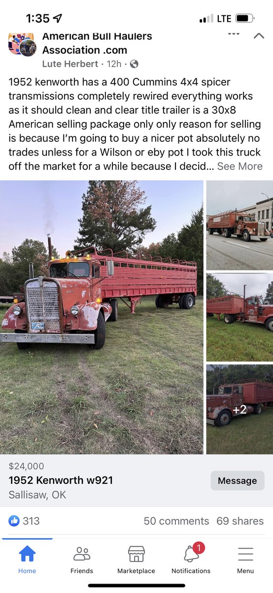 If this doesn’t scream American I don’t know what does! Who thinks <a href="/KellyGarrett75/">Kelly Garrett</a> needs to buy this and roll into Dunlap Sale barn in style?