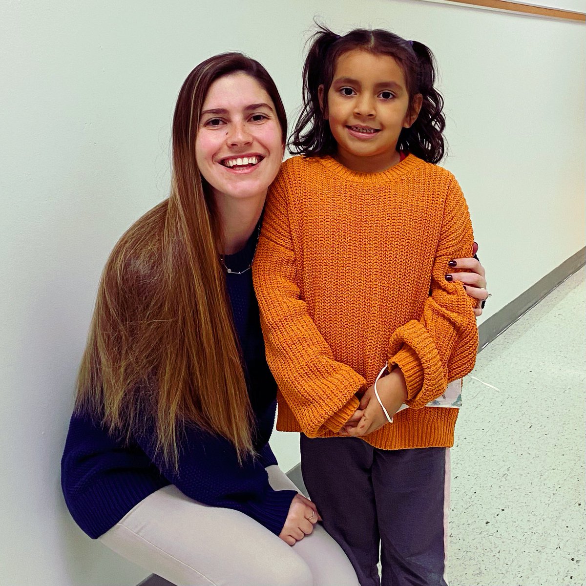 Matching sweaters with my October Bucket Filler of the Month! 🤩 <a href="/MiniCougars/">MiniCougars</a>