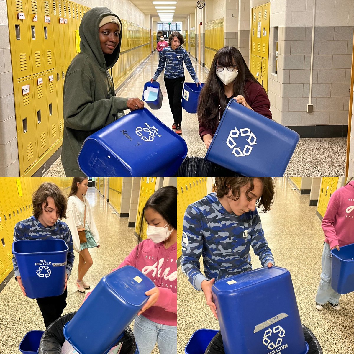<a href="/CockeysvilleMS/">Cockeysville Middle</a> Green Club celebrates America Recycles Day by collecting each classroom’s recycling. Our bins were full! <a href="/SustainableBCPS/">BCPS Sustainability</a> <a href="/BCPSSci/">BCPS Science Office</a> <a href="/MAEOE_MD/">MAEOE</a> <a href="/AutumnDeborde/">Autumn DeBorde</a>