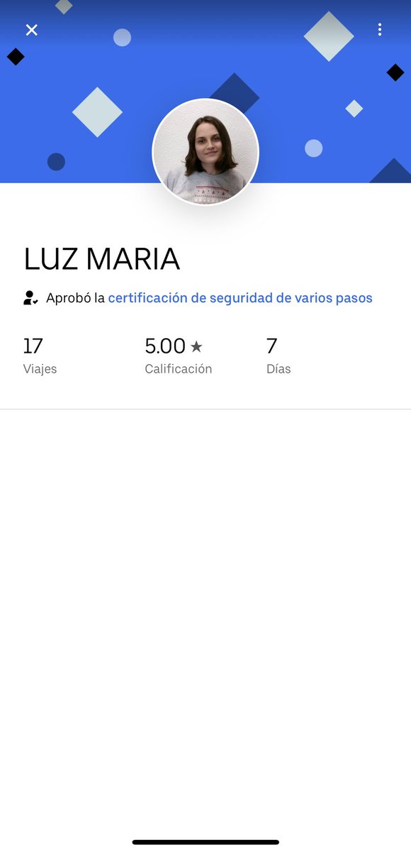 vaane_davila's tweet photo. El día de ayer estuve en situación de riesgo ya que pedí 2 uber y me aceptaron perfiles falsos en donde la misma aplicación me reportaba “anomalías”. No se confíen ni con el código de verificación, si ven perfiles como este tipo CANCELEN el viaje, están hackeando la app!!! https://t.co/RxCYJlqOgc