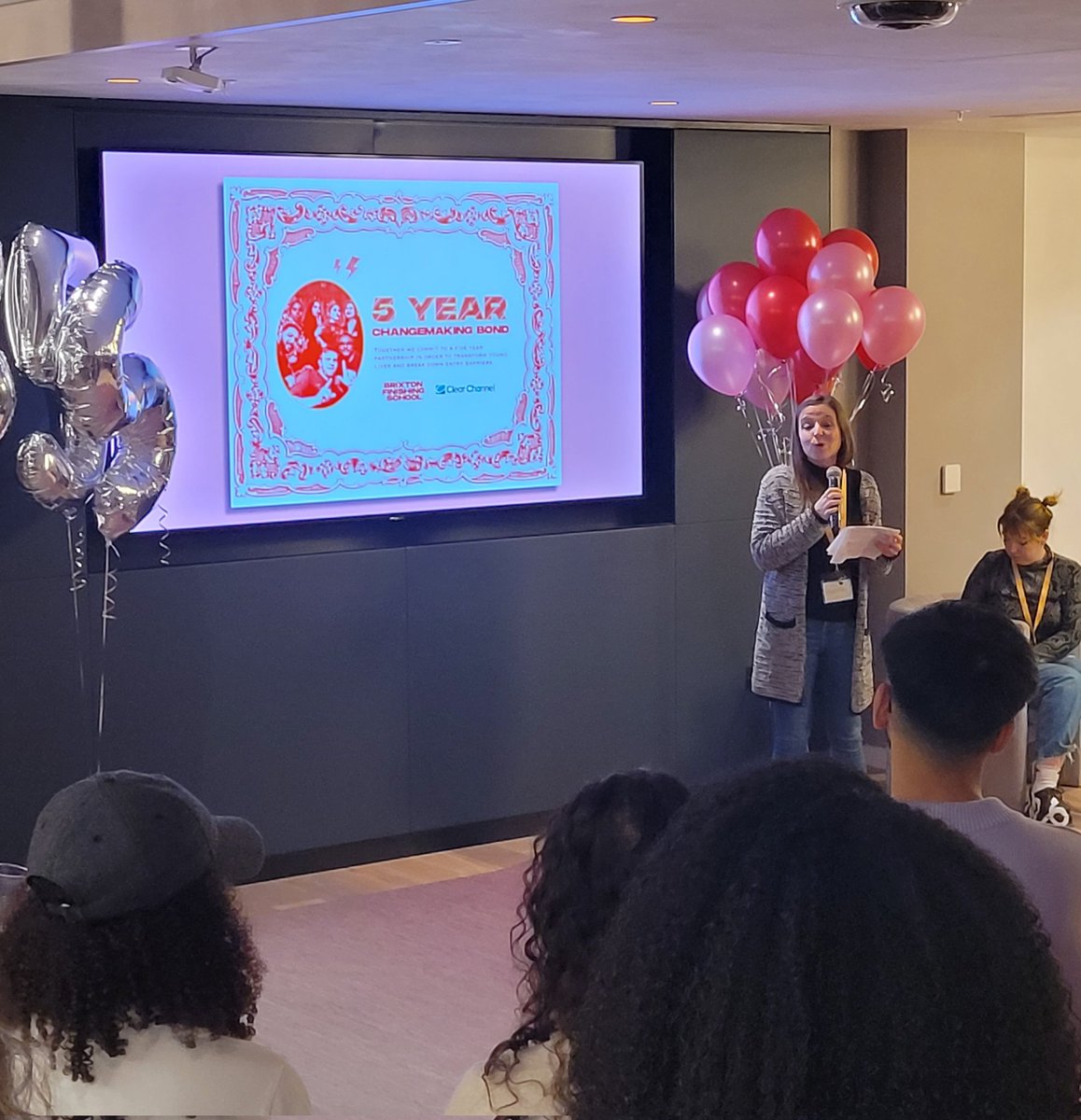 BonRichard's tweet image. @BrixtonFSchool celebrating 5 years of making a difference but also seeking change makers for the next 5 years!?! @clearchanneluk are in ❤️ #changemakers #adland #creativity #PlatformForGood