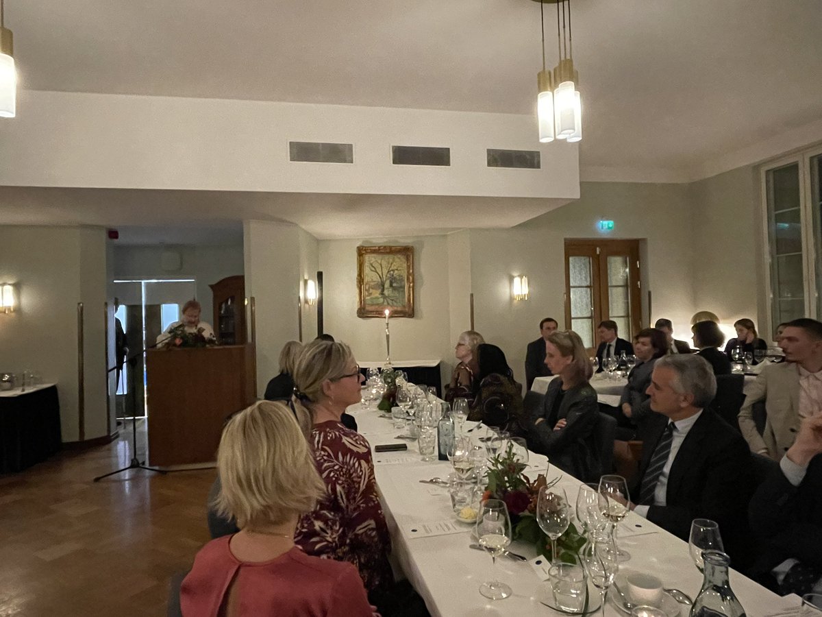 Many thanks to Finnish Foreign Minister @Haavisto for hosting participants ahead of the launch of Understanding #feministforeignpolicy conference in Helsinki. Great energy and inspiring words by former Finnish President @TarjaHalonen. https://t.co/XUVlyuxXzM