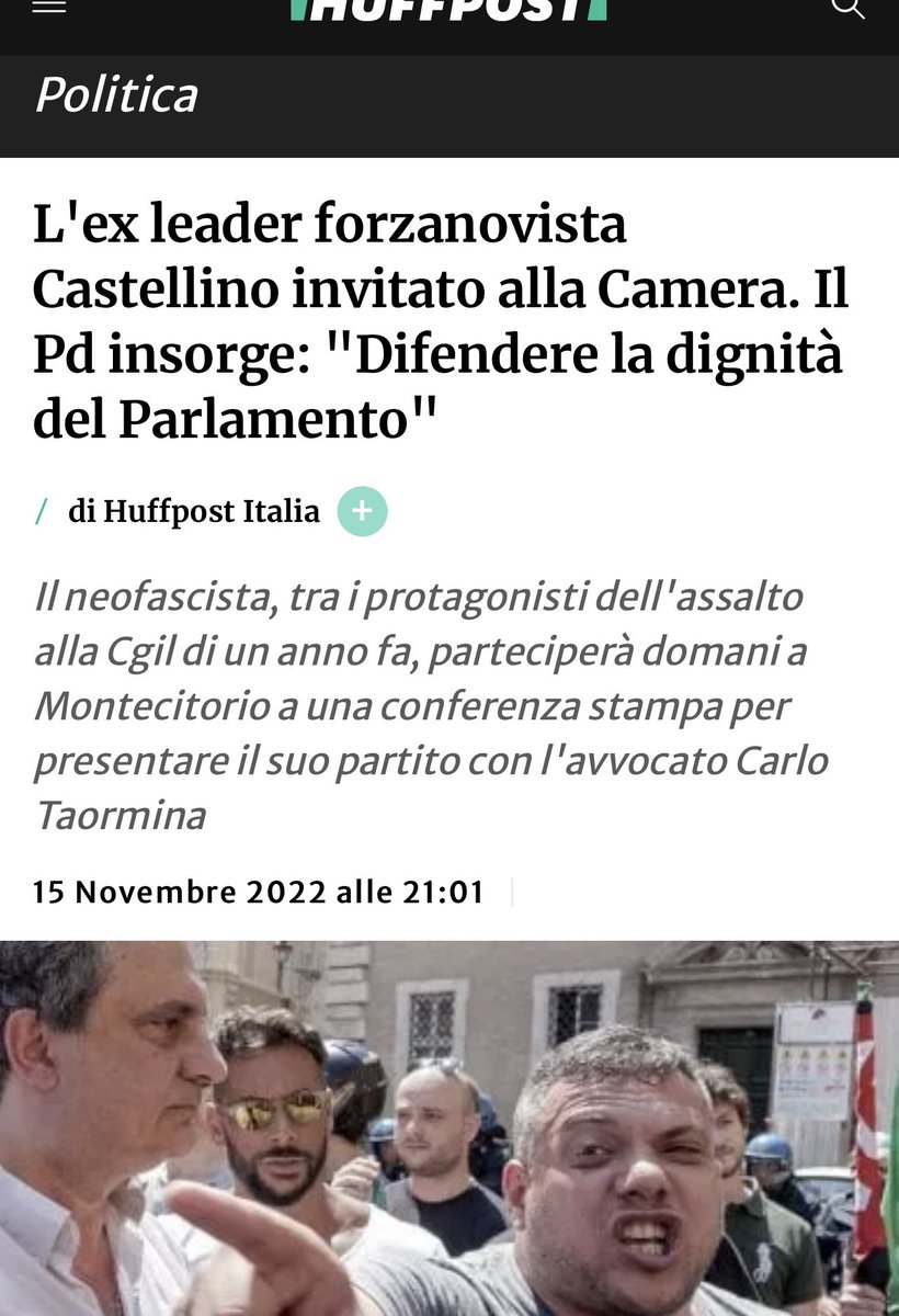 stanzaselvaggia's tweet image. Il fascista che assaltó la Cgil è libero di entrare a Montecitorio, in attesa di processo. Sara, la ragazza che parló al megafono alla manifestazione degli studenti a Torino contro l’alternanza scuola-lavoro, è ai domiciliari da giugno assieme ad altri ventenni incensurati.