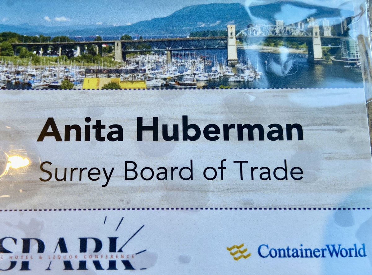 anitahuberman's tweet photo. HOTEL &amp; BEVERAGE INDUSTRY NEWS
Surrey Board of Trade speaking today at British Columbia’s first-ever hotel &amp; liquor conference: SPARK
https://t.co/M8TTsCNBjv
@SBofT @bchotelassoc @GlenKorstrom @BIVnews @brendalockebc @CityofSurrey https://t.co/EijWarNevz