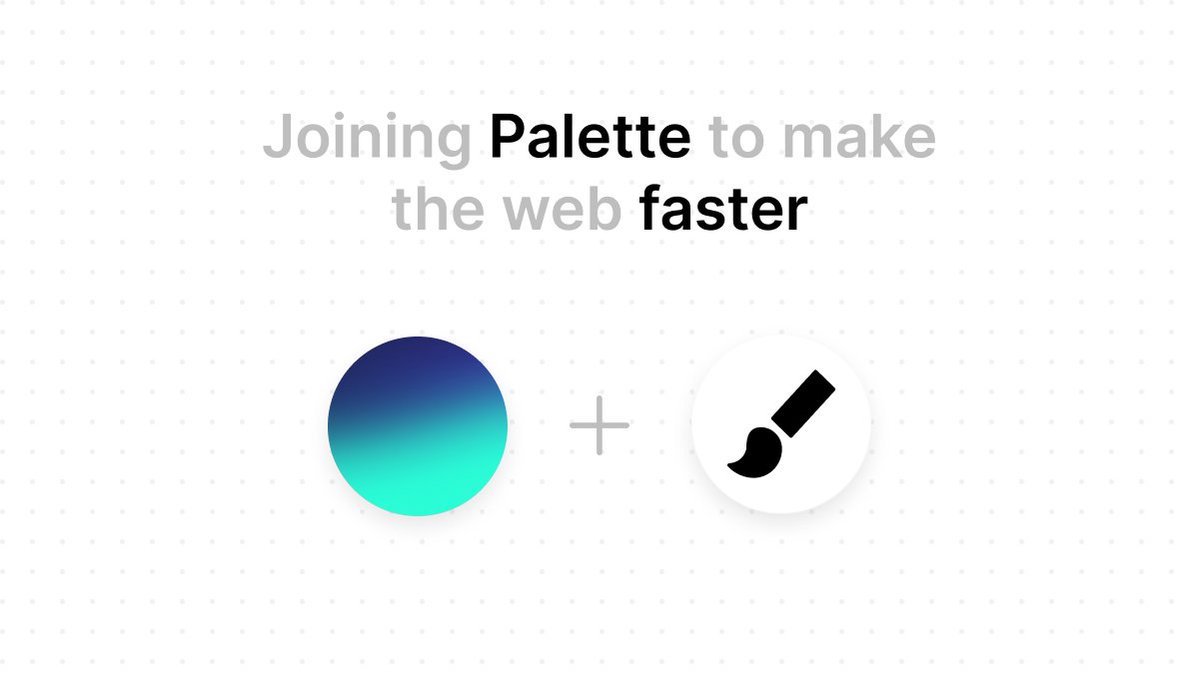 first day at new gig 🥳

beyond excited to join <a href="/amilajack/">Amila Welihinda</a> at <a href="/palette_dev/">Palette</a> to make the web faster ⚡