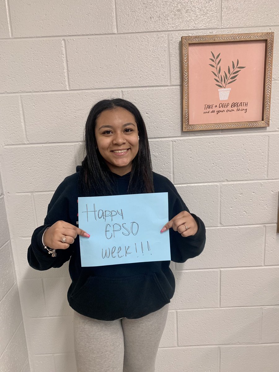 wcsCHStap's tweet image. Happy #EPSOWeek2022! Jiselle is a senior in our statewide dual credit TAP III this year, currently shadowing a 5th grade teacher at Kenrose ES.