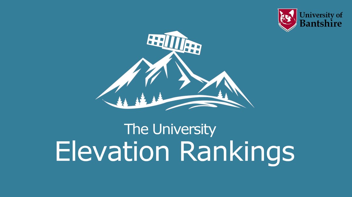 We've ranked universities based on their height above sea level.

Congratulations to Newman, Bath, and Keele on the dizzying height of your success!

➡️ bantshire.github.io/ranking-elevat…