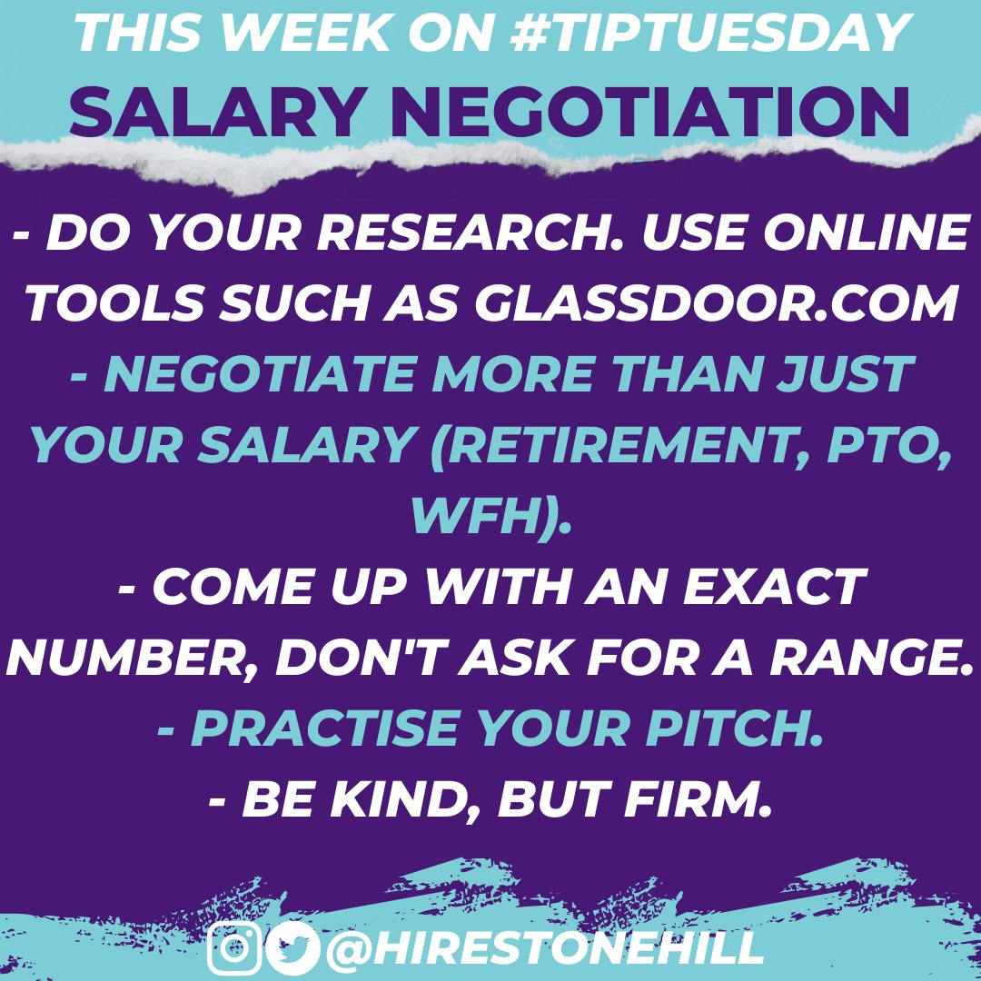 As you look to work full-time, think back to this week's #tiptuesday, which outlines key points of the salary negotiation process.

Stop by the CDC office with any other questions.

Follow us for more helpful tips and information.