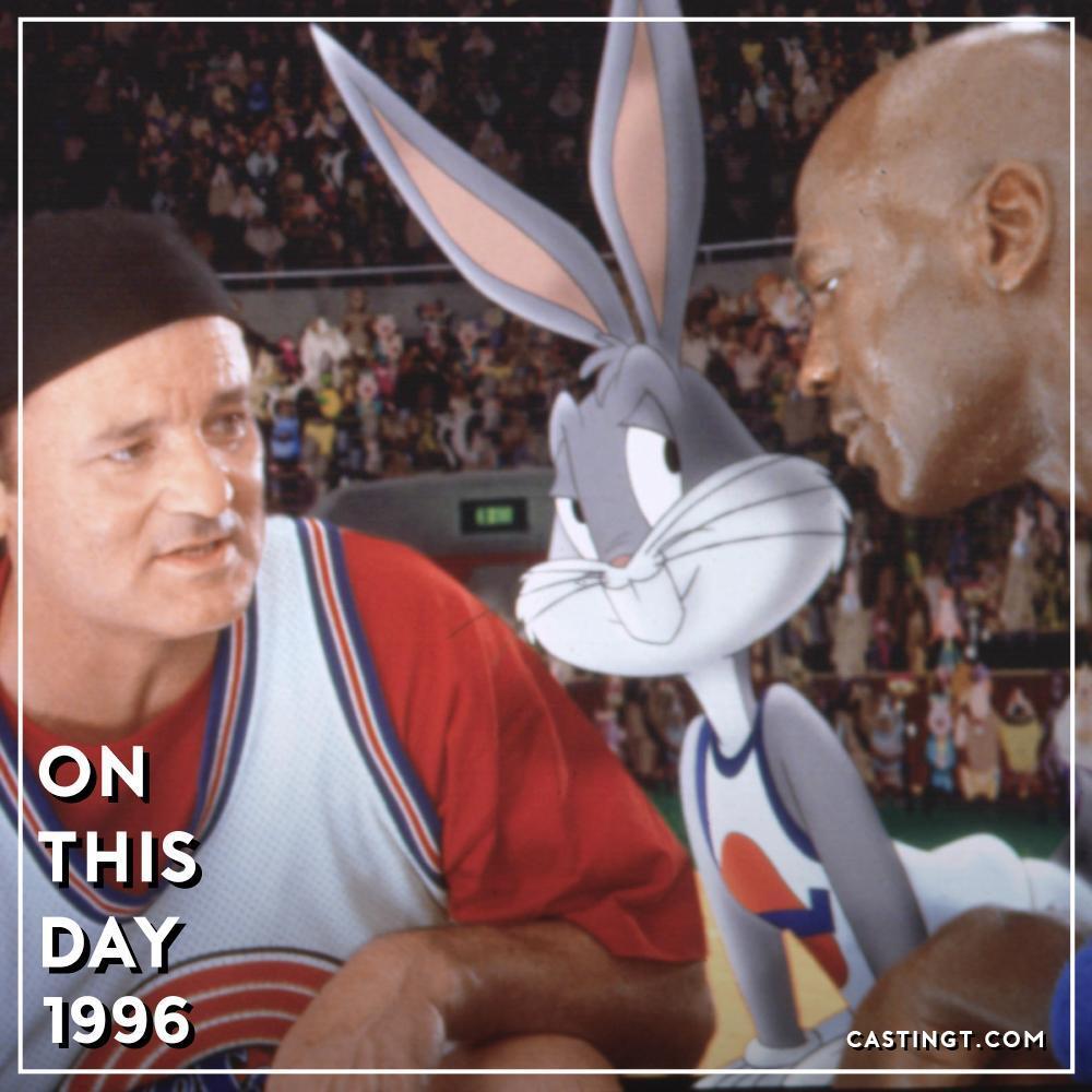 onthisdayofcl's tweet photo. 26 years ago today, Space Jam was released!

Follow @officialonthisday for updates

#OnThisDay #OTD #CastingTalent #SpaceJam #MichaelJordan #LarryBird #BillMurray #CharlesBarkley #MuggsyBoguess #PatrickEwing #WayneKnight #ShawnBradley #LarryJohnson #BrandonHammond #TheresaRa… https://t.co/SEjAkyQP9J