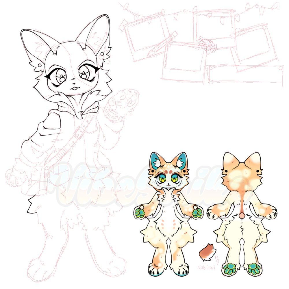 VibeStrike's tweet photo. Still need to raise some funds for my kitten’s surgery tomorrow! 

This adopt is $5️⃣0️⃣ for just the front and back design (will be cleaned up and pretty!)

or for $8️⃣0️⃣ I will finish the whole thing!

Please share I am desperate! ;; https://t.co/y2GYuKJtLg