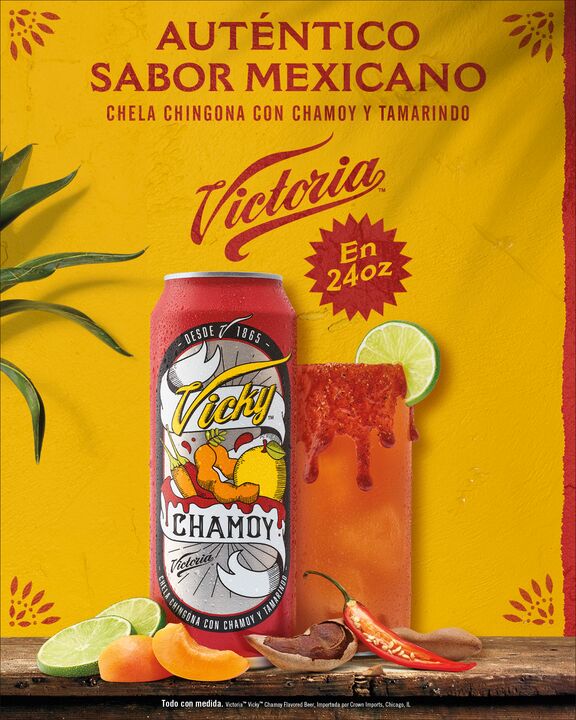 We’re bringing people together through extensions of our most popular brands to deliver on today’s consumer trends. Victoria™ brings a taste of Mexico to the U.S. with its first-ever brand innovation, Vicky™ Chamoy, filled with authentic flavor in a single serve 24 ounce can.