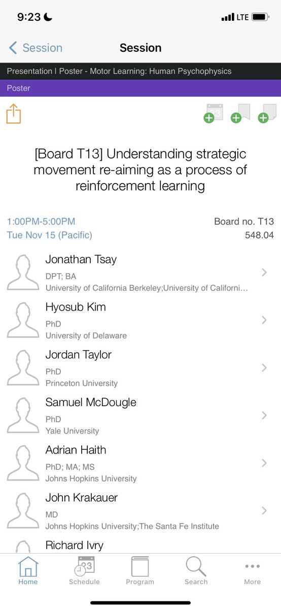 How do people explicitly re-aim in response to a visuomotor rotation? Does this process depend on the cerebellum? Come check out our #sfn poster at T13! <a href="/smickdougle/">Sam McDougle</a> <a href="/IPALab/">Jordan Taylor</a> <a href="/blamlab/">John W. Krakauer</a> <a href="/ivrylab/">Ivry Laboratories</a> <a href="/adrianhaith/">Adrian Haith</a> <a href="/Anne_On_Tw/">Anne Collins</a> @HyosubEKim