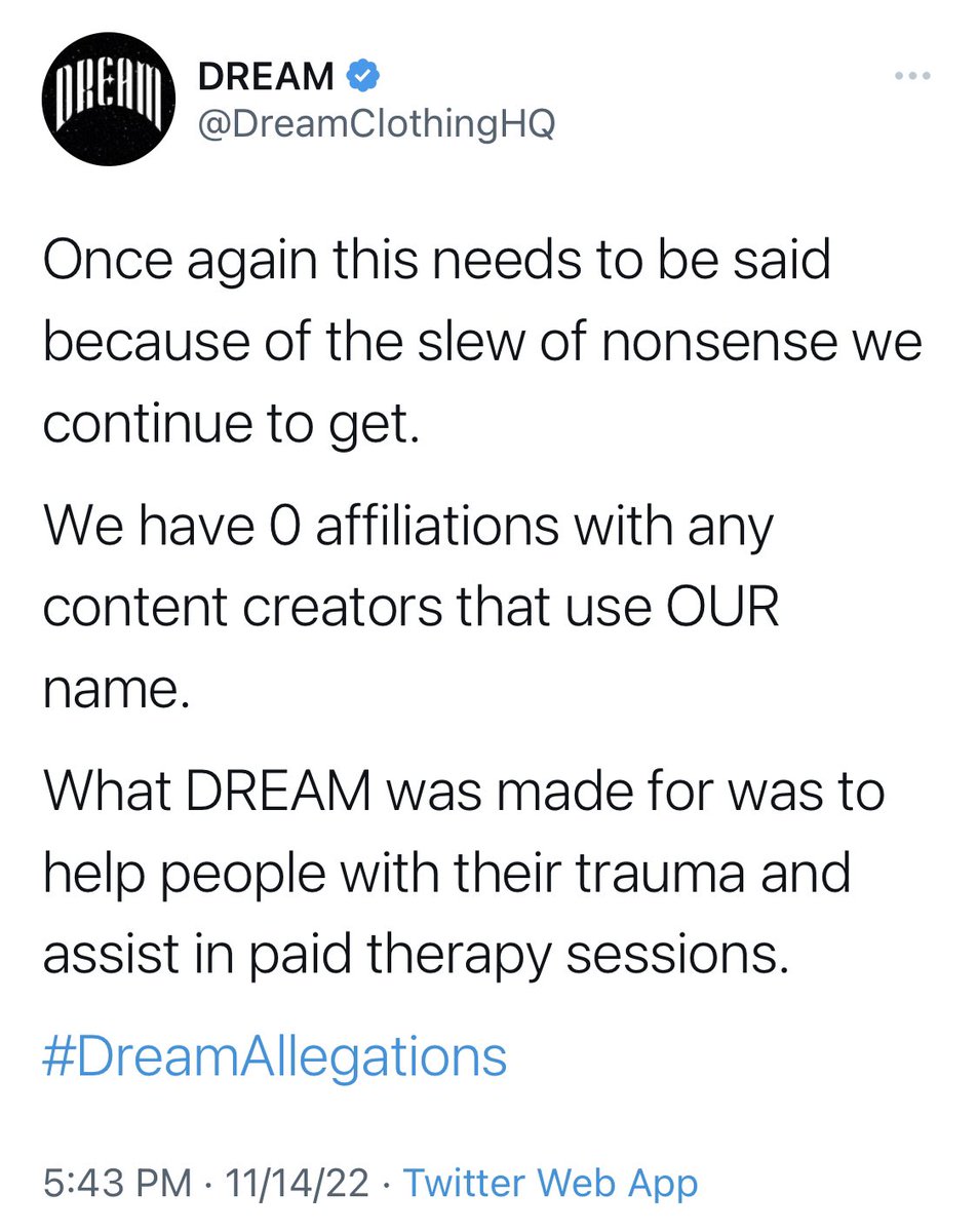 kotoburner's tweet image. #DreamAllegations #dropdream #dropdsmp dream stans have unironically harassed a small business dedicated to mental health and therapy for TRAUMA SURVIVORS because they disassociated from the allegations due to having the same name, you cannot make this shit up