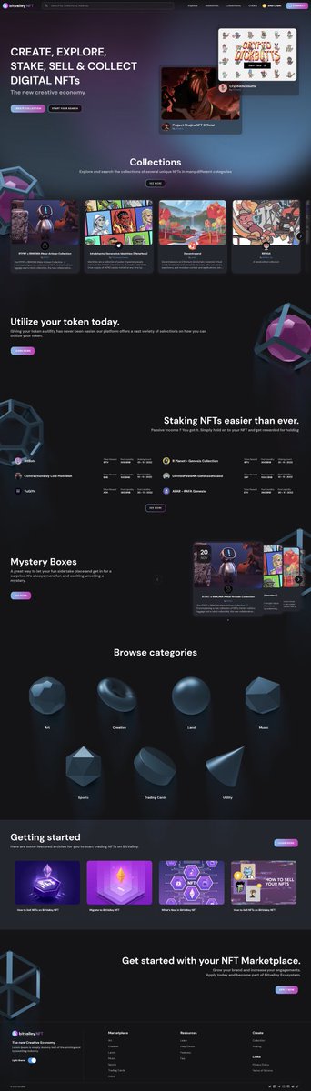 Here’s a sneak peak on what we’ve been working on lately. Complete redesign of the #Marketplace UI and tons of new exciting features added.. Stay tuned fam 🚀

P.s this is just the landing page. More to come…