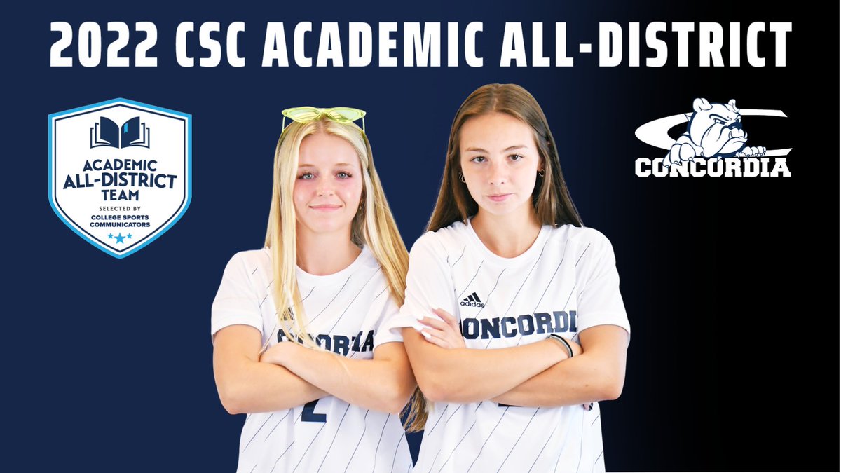 ⚽ | Congrats to the two <a href="/CUNEWSoccer/">CUNE Women's Soccer</a> student-athletes who have been named to 2022 Academic All-District Teams by College Sports Communicators:

• Allee Downing (Sioux City, IA)
• Ellie Eason (Kirkland, WA)

RELEASE ➡️ bit.ly/3hA4gHU.