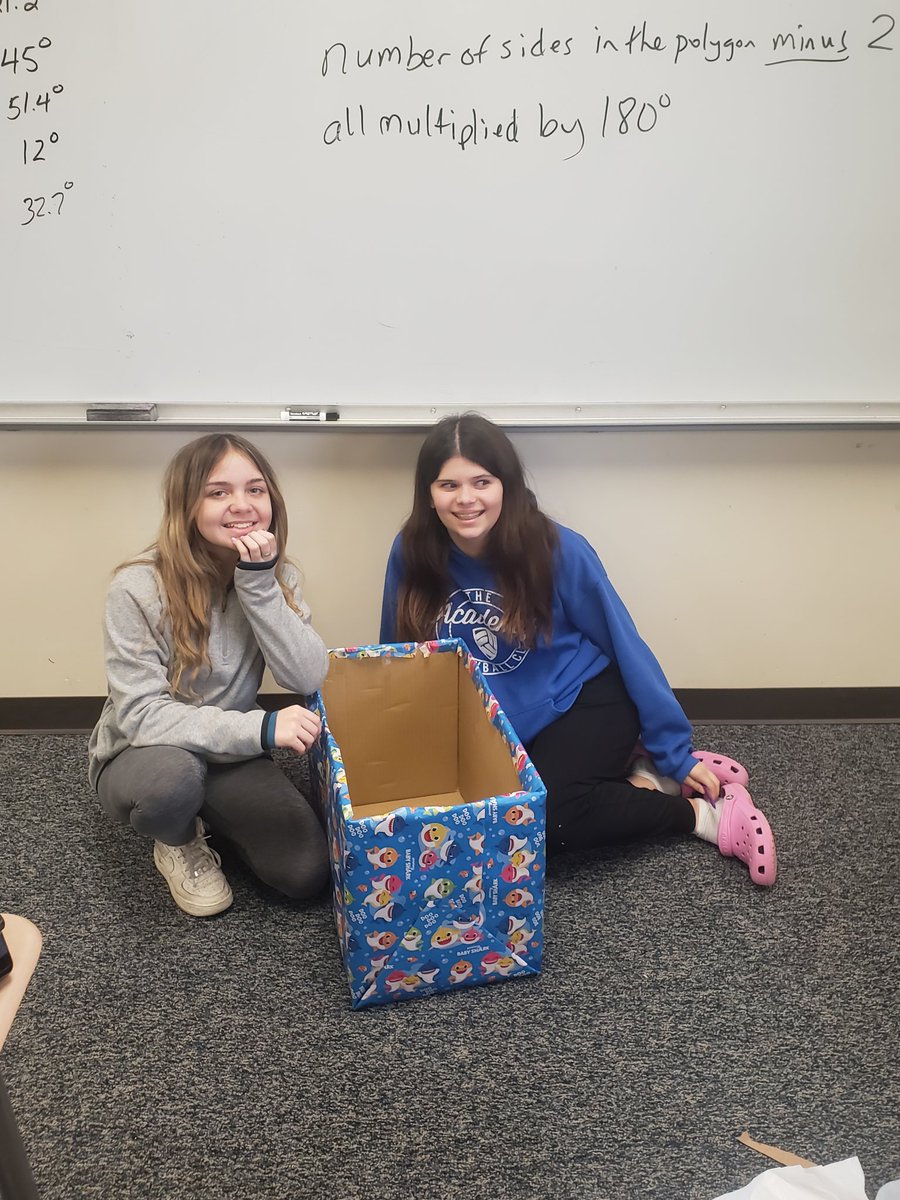 MathEagles's tweet photo. Students getting the boxes wrapped up for our toy drive for Major Hospital! Students are excited to be community ambassadors! @WaldronSports @WaldronHigh https://t.co/rOiCSYaCuu