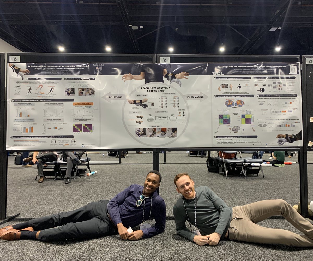 One poster to rule them all!

The 12ft mega poster tradition continues (see Taubert &amp; Wardle 2019). Happening now at posters V4 and V5! <a href="/malcolm_udeozor/">Malcolm Udeozor</a> #SfN22 <a href="/SfNtweets/">Society for Neuroscience (SfN)</a>