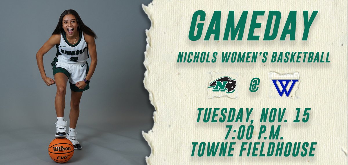 Nichols College Athletics (@ncbison) on Twitter photo WBB: Second road game to open up the season for <a href="/ncbison_wbball/">Nichols College WBB</a> as the Bison head to Wellesley for a 7 PM tip-off against the Blue.
📊 bit.ly/3UDtu6R
📺 bit.ly/3hEKsDj
#BisonPride #d3hoops WBB: Second road game to open up the season for <a href="/ncbison_wbball/">Nichols College WBB</a> as the Bison head to Wellesley for a 7 PM tip-off against the Blue.
📊 bit.ly/3UDtu6R
📺 bit.ly/3hEKsDj
#BisonPride #d3hoops