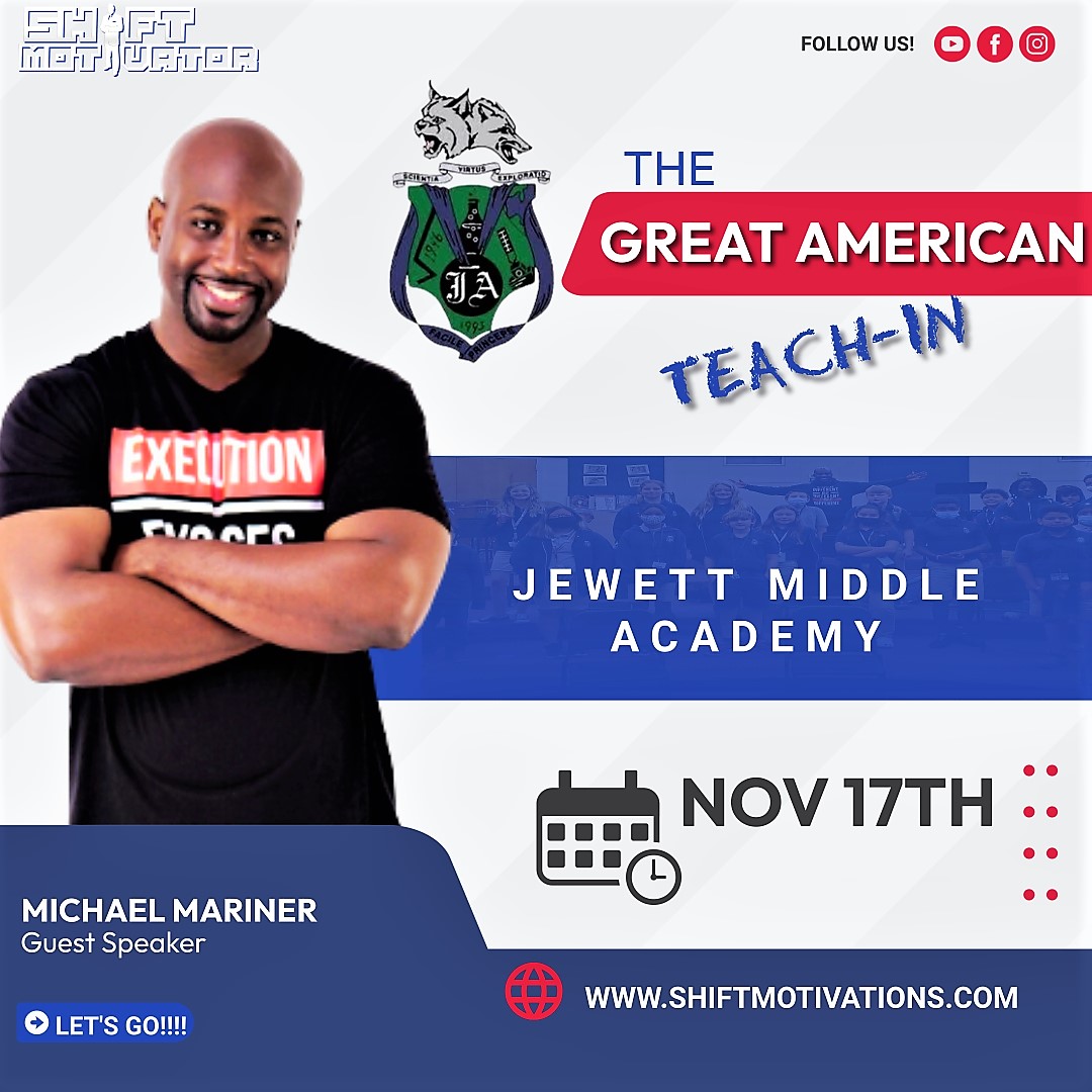 ShiftMotivator's tweet photo. Something I do every year! Looking forward to sharing at The Great American Teach In!✊🏿💯

#thegreatamericanteachin #thegreatamericanteachin2022
#motivationalspeaker #author #successcoach #studentsuccesscoach https://t.co/dYzWvJyYro